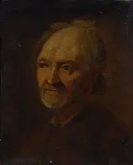 Adolph Tidemand, Mannsportrett, Olje på lerret
