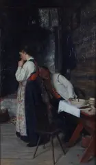 Adolph Claudius Tidemand, Fornærmet, Olje på lerret