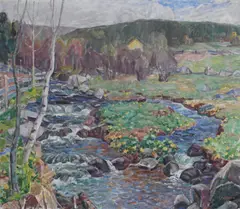 Lars Jorde, Bekkefar, 1923, Olje på lerret