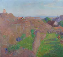 Thorvald Erichsen, Morgensol, 1908, Olje på lerret