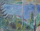 Thorvald Erichsen, Fjordlandskap med hus