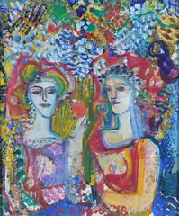 Thorstein Rittun, Eplet, 1978, Olje på plate