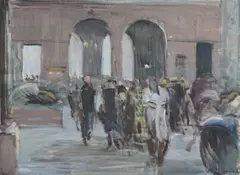 Svein Johansen, Museum II, Olje på lerret