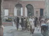 Svein Johansen, Museum II, Olje på lerret