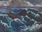 Bjørn Ransve, Fiskerskøyte i storm