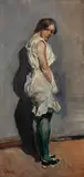 Christian Krohg, Modell