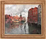 Frits Thaulow, Gamle hus i Dordrecht