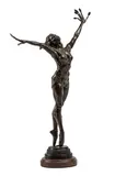 Kirsten Kokkin, Dafne, 1999, Bronse og tre