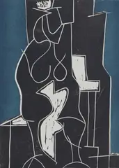 Halvdan Ljøsne, Komposisjon, 1961, Litografi