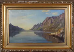 Peder Cappelen Thurmann, Hjørungfjord, Olje på lerret