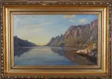 Peder Cappelen Thurmann, Hjørungfjord, Olje på lerret