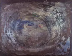 Anna-Eva Bergman, Un univers, 1960, Olje og metallfolie på lerret