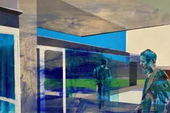 Kenneth Blom, Extent, 2020, Olje på lerret