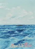 Bendik Riis, Himmel og hav, Olje på plate