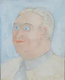 Bendik Riis, Mannsportrett, Olje på plate
