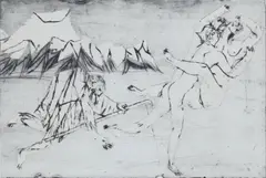 Sigurd Winge, Vignett, 1967, Radering