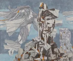 Sigurd Winge, Varder, 1961, Fargelitogafi