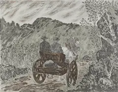 Presteskyss by Harald Kihle, 1977, Litografi, sold Jun 2020