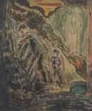 Johannes Rian, Komposisjon med figurer
