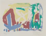 Jakob Weidemann, Komposisjon, 1961, Litografi