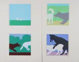 Per Kleiva, Berre ein hund - eller to, 1970, Serigrafi