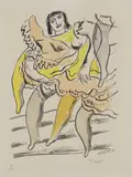 Fernand Léger, French Can Can, Fargelitografi