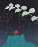 Per Kleiva, Eit skillingstrykk om havet, døden og kjærleiken, 1981, Serigrafi