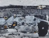Roar Wold, Fjordlandskap, 1977, Gouache på papir