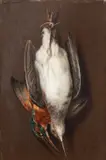 Augustine Vervloet, Retour de chasse, 1849, huile sur panneau