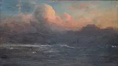 Alexandre-Gabriel Decamps, Radeau, 1842, huile sur toile