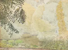 Louise Gerardy, Lot de 9 dessins encadrés, crayon, aquarelle, lavis... tous signés sauf un