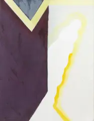 Marcel Warrand, Composition, 1992, tempera et aquarelle sur carton