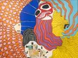 Cécile Miguel, Oralité, 1970, technique mixte et collage
