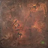 Louis-Marie Londot, Composition, 1962, technique mixte sur toile