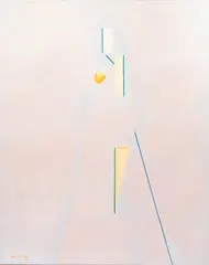 Gaston Bertrand, Matin en printemps, 1976, Huile sur toile
