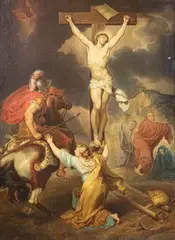 Laurent Pêcheux, Scène de la Crucifixion, Toile