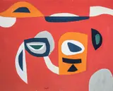 Fernand Carette, Mirage, 1955, huile sur toile