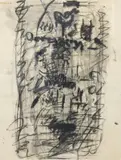 Englebert Van Anderlecht, Composition N°496, 1954, lavis