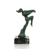 Max Le Verrier, Isa, sculpture en bronze à patine vert