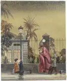 Pierre-Willy De Muylder, Cakewalk, huile sur toile