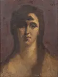 Cécile Douard, Portrait de jeune femme, 1886, huile sur toile