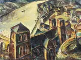 Guillaume Detilleux, Vue de Liège, 1926, huile sur toile