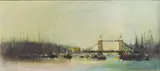Anthony Robert Klitz, Tower bridge, huile sur toile