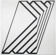 Albert Rubens, Composition 30170, 1971, acrylique sur toile
