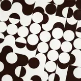 Zdeněk Sýkora, Brown-white structure, 1973, sérigraphie couleur, justifié E.A en bas à gauche et signé en bas à droite