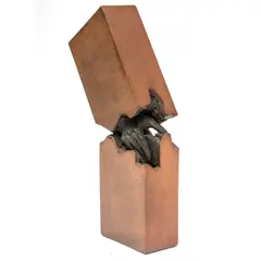 Main, Circa 1977 by Félix Roulin, en bronze et acier Corten, sold Apr 2024