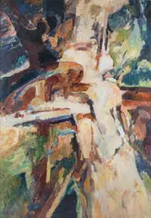 Jacques Poncet, Sans titre, 1960, huile sur toile