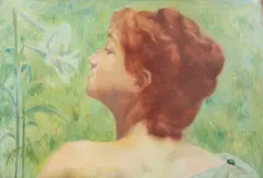 Gustav Max Stevens, Lysiane, huile sur toile