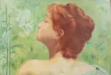 Gustav Max Stevens, Lysiane, huile sur toile