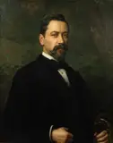Eugène Siberdt, Portrait d'homme, 1896, huile sur toile